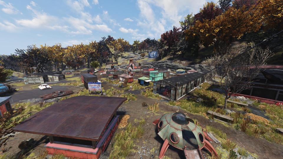 Fallout76 タイラー郡移動遊園地の画像