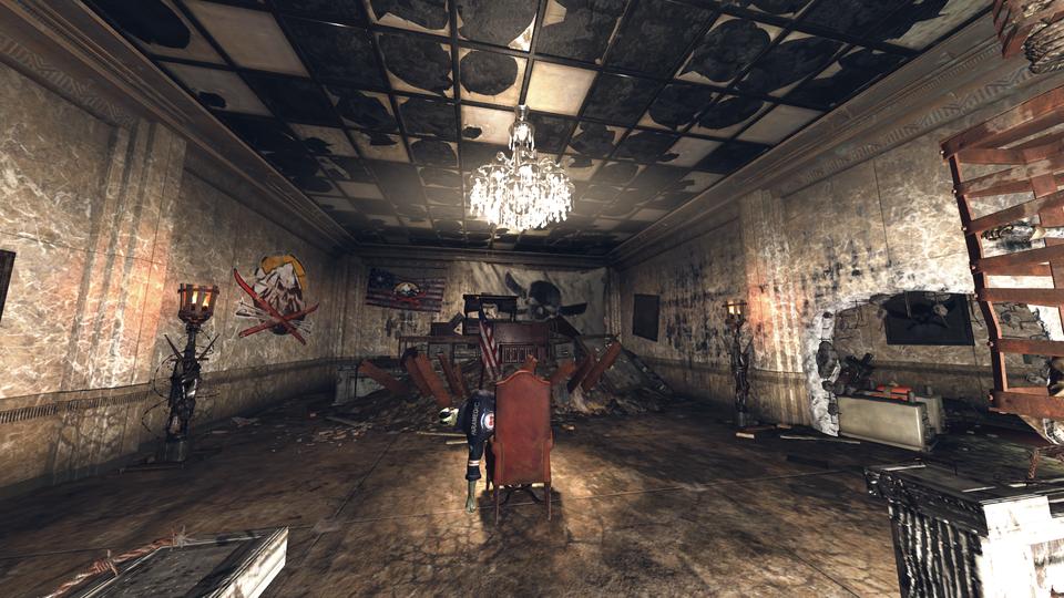 Fallout76 チャールストン議事堂の裁判所の画像