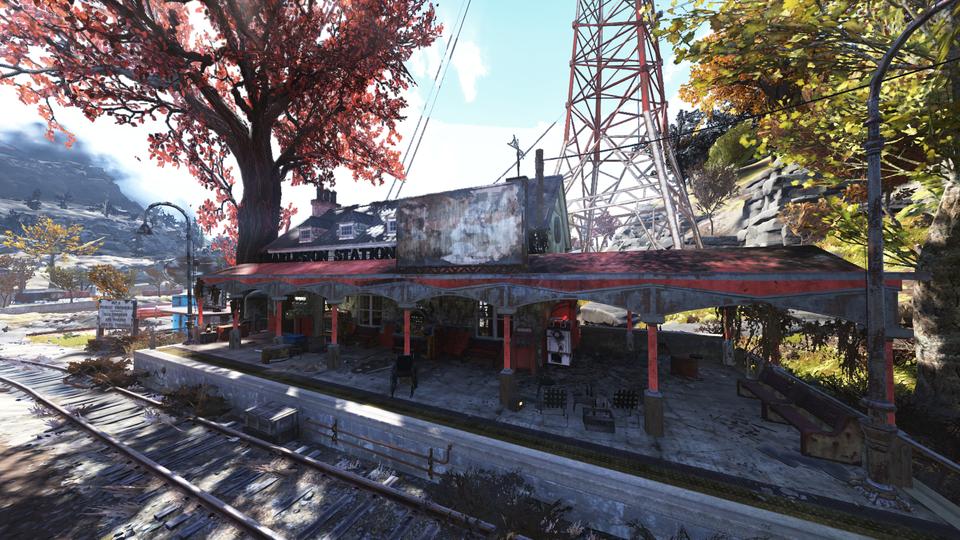 Fallout76 チャールストン駅の画像