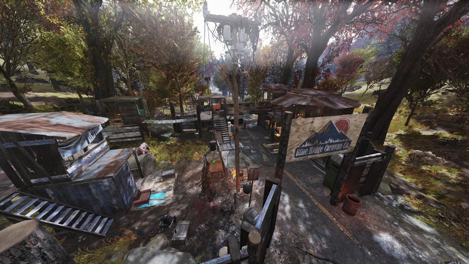 Fallout76 ブルーリッジの宿泊小屋の画像