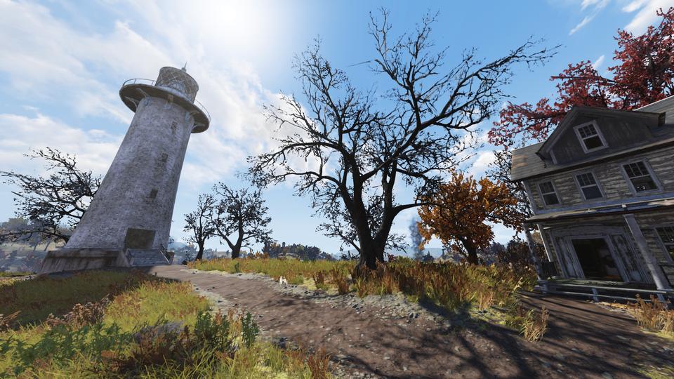 Fallout76 ランドビュー灯台の画像