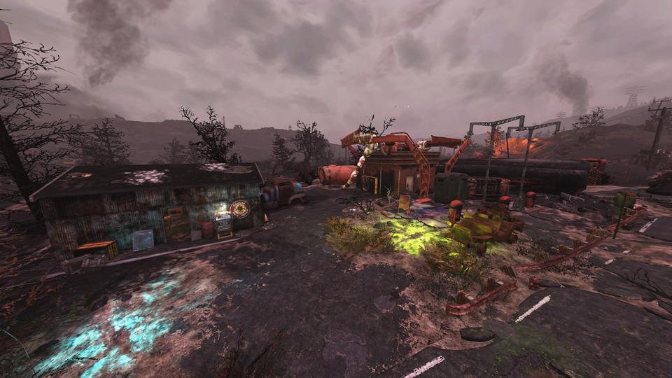Fallout76 レッドロケット給油所の画像