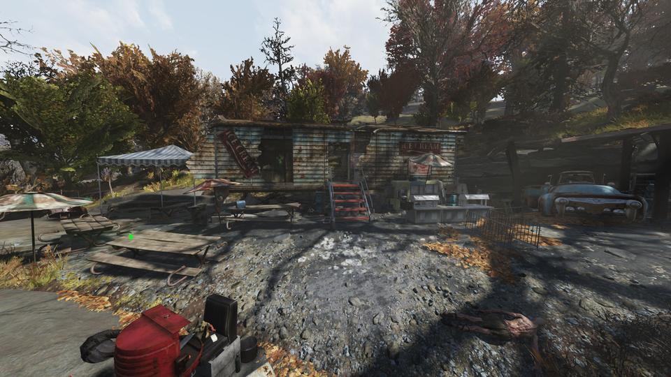 Fallout76 レディ・ジャネットのソフトクリーム店の画像