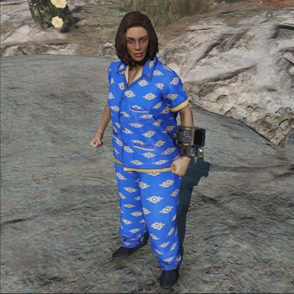 Fallout76 Vault-Tecパジャマの画像