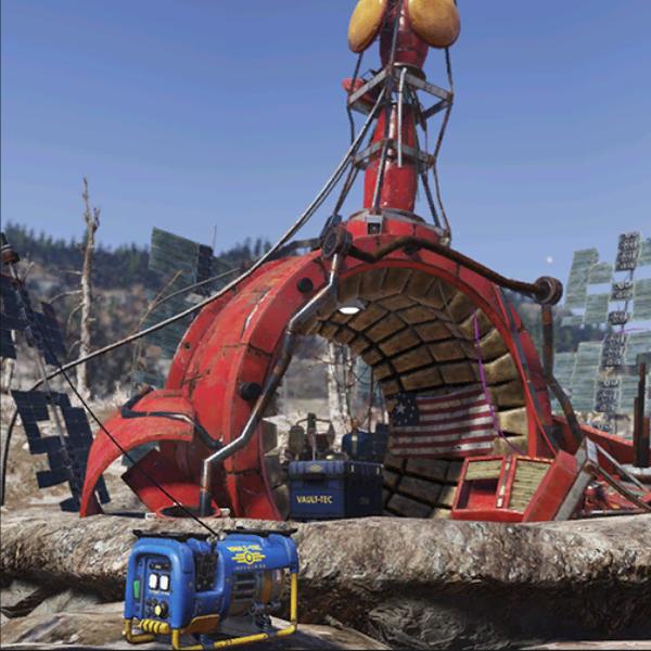 Fallout76 レッドスターの画像