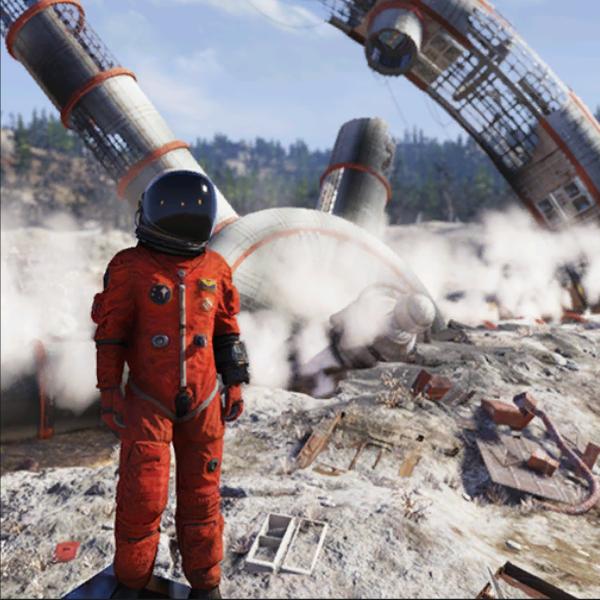 Fallout76 宇宙服のヘルメットの画像