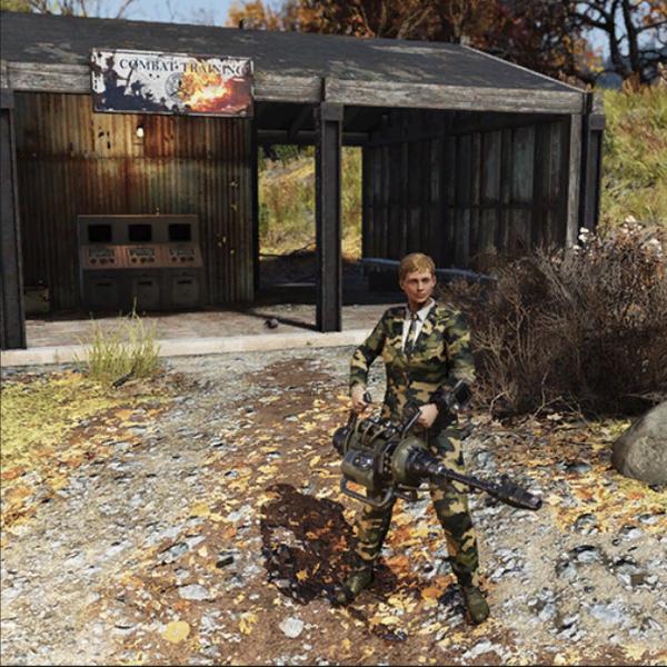 Fallout76 軍支給のプラズマキャスター塗装の画像