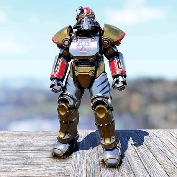 Fallout76 アトミック・オンスロートT51パワーアーマー塗装の画像