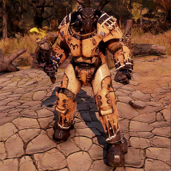 Fallout76 シープスカッチのX-01パワーアーマー塗装の画像