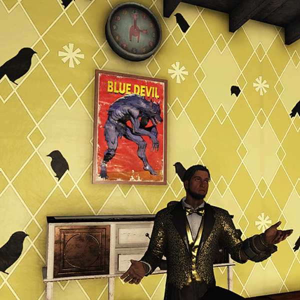Fallout76 ブルーデビルのポスターの画像