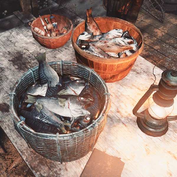 Fallout76 死んだ魚のかごの画像