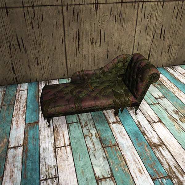 Fallout76 水没した長イスの画像