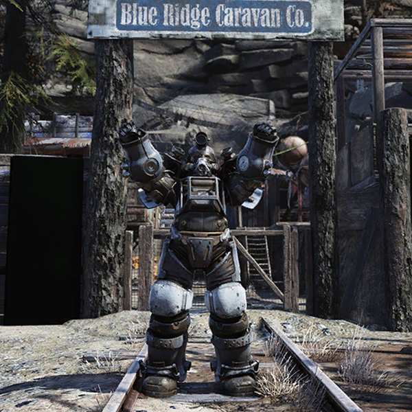 Fallout76 M.I.N.D.パワーアーマーエクスカベーター塗装の画像