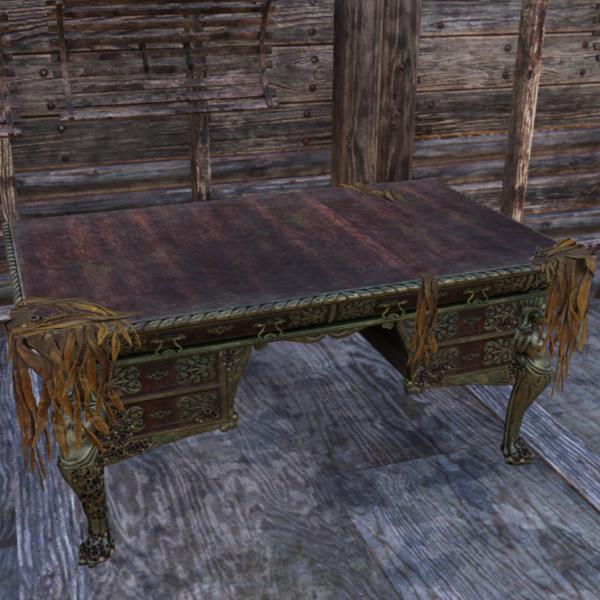 Fallout76 水没したファンシーなテーブルの画像