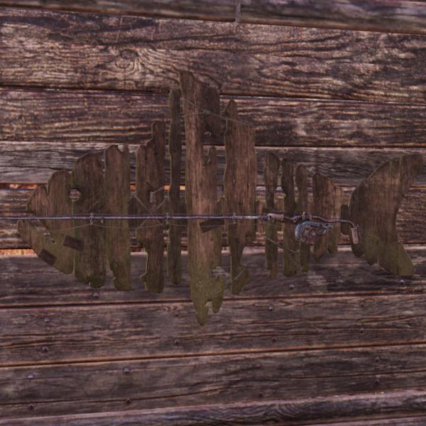 Fallout76 釣り竿のディスプレイの画像